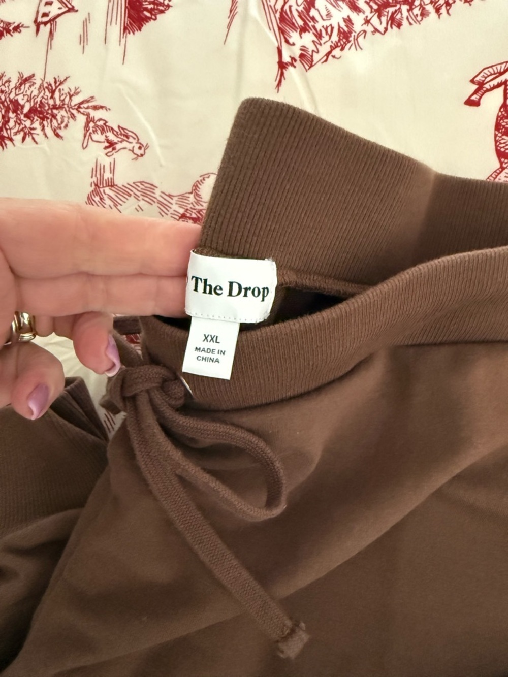The Drop Brown Women's Hoodie & Jogger Travel Set, XXL - Picture 3 of 11